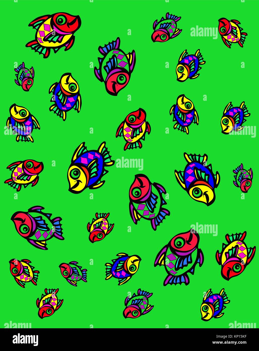 fish at the Christmas tree Stock Vector Image & Art Alamy