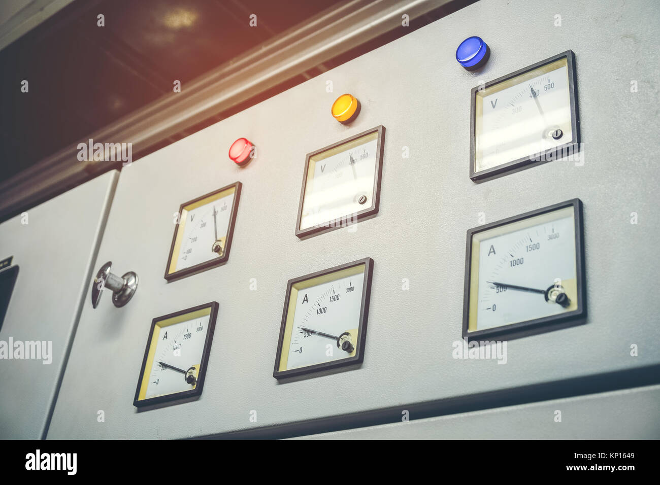 ndustrial electrical switch panel Stock Photo Alamy