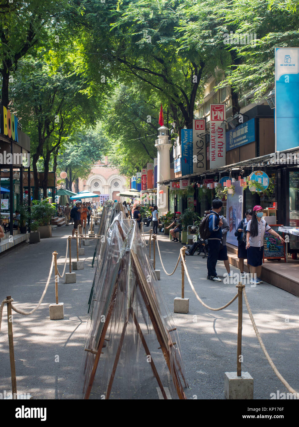 Ho Chi Minh City Street Stock Photo