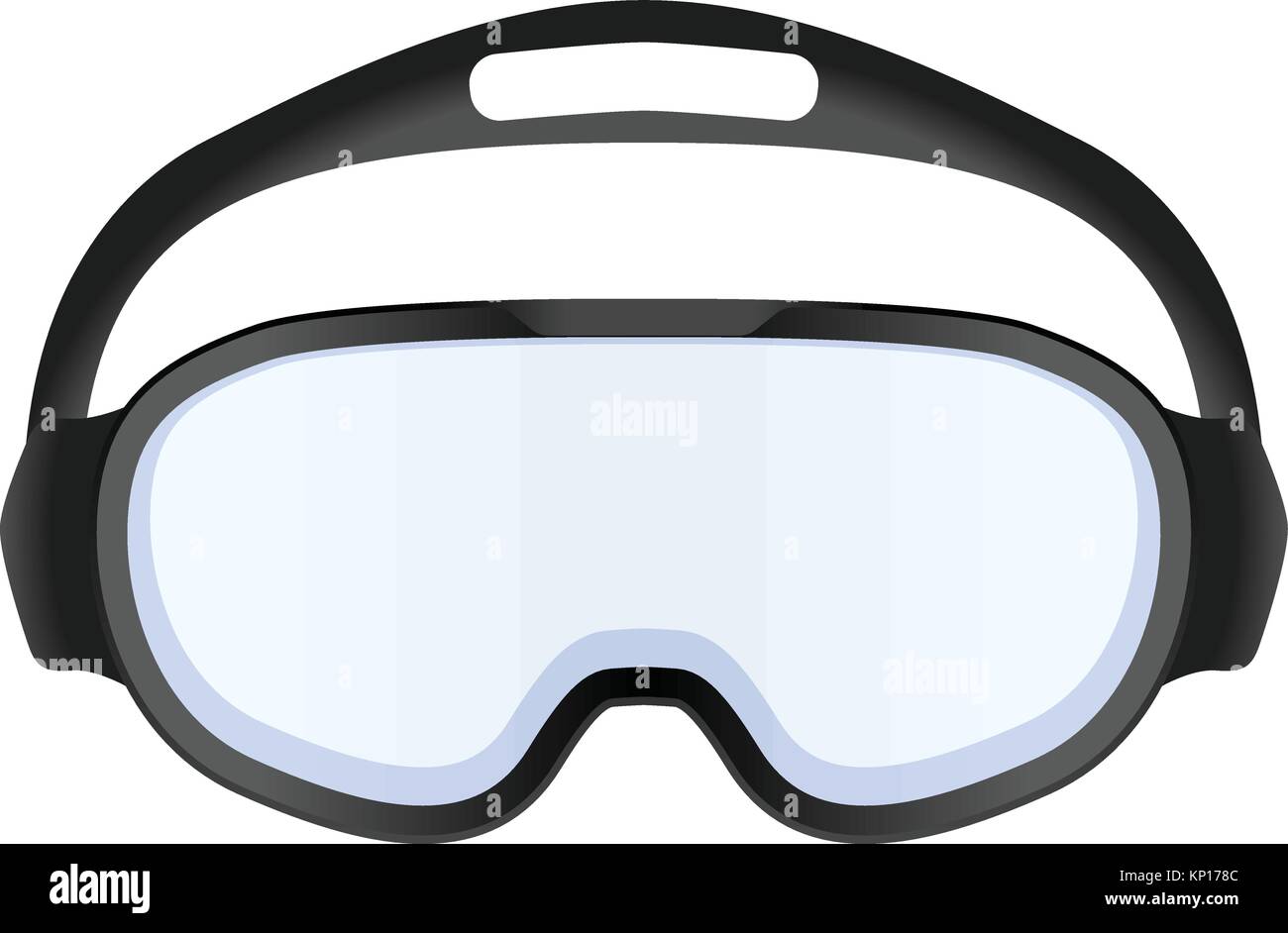 Diving mask on a white background Stock Vector Image & Art - Alamy