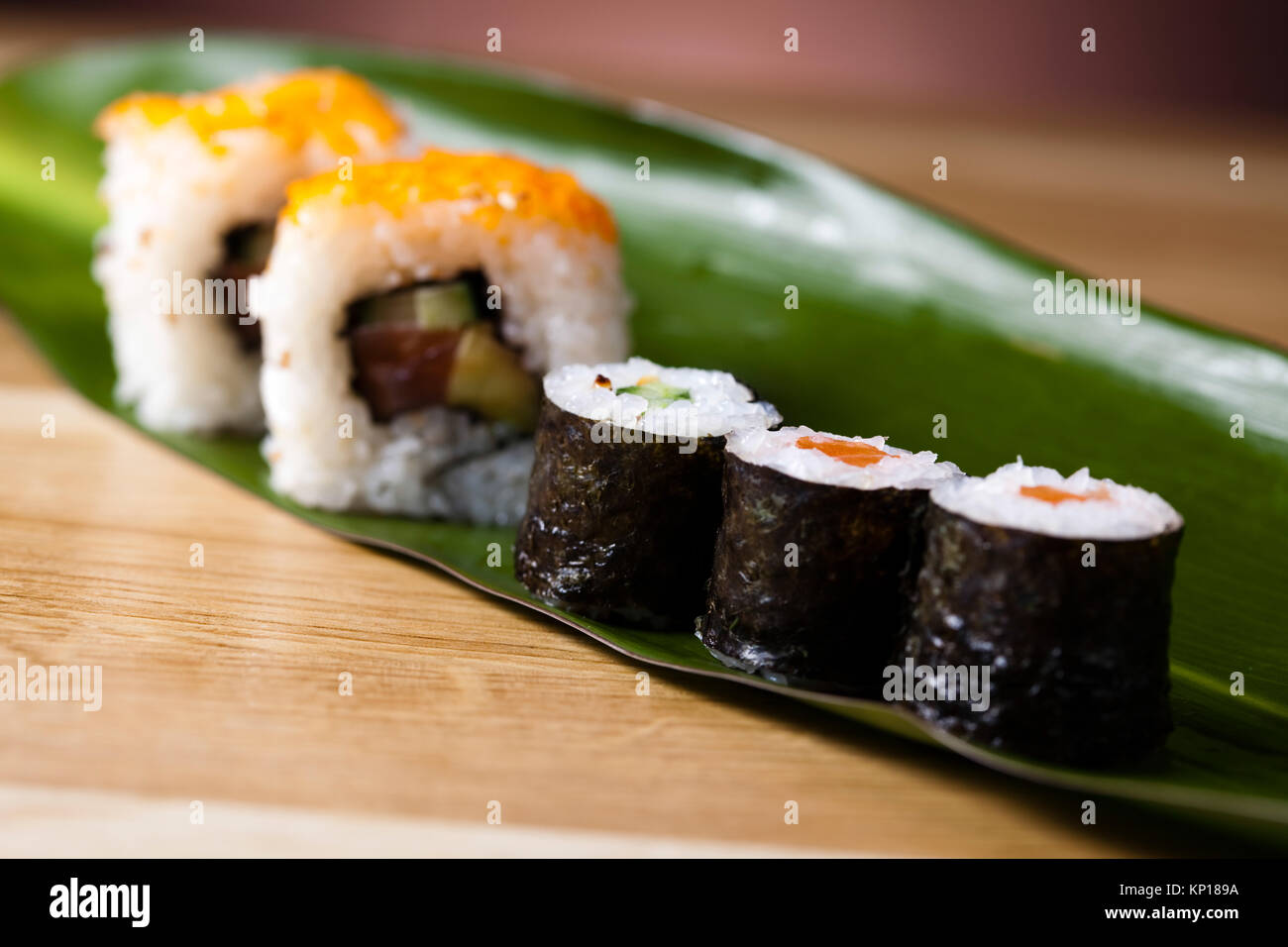Traditional japanese food, Sushi Stock Photo - Alamy