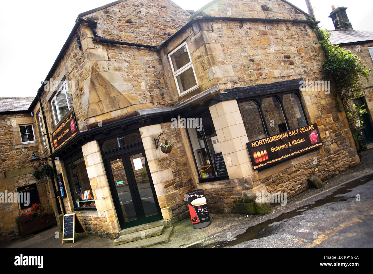 Northumbrian salt cellar / butchers and deli, Wark, Northumberland