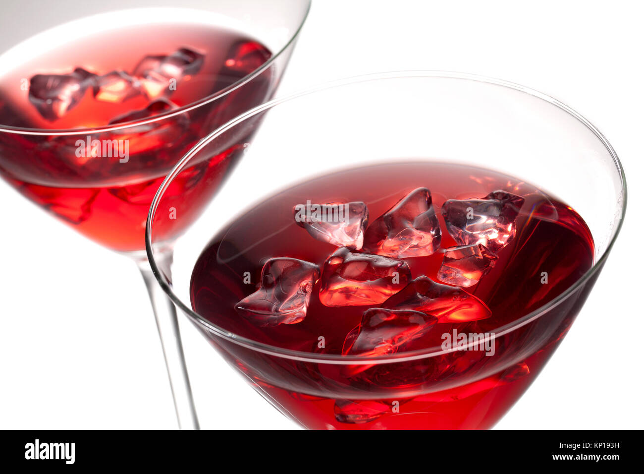 red cocktail Stock Photo