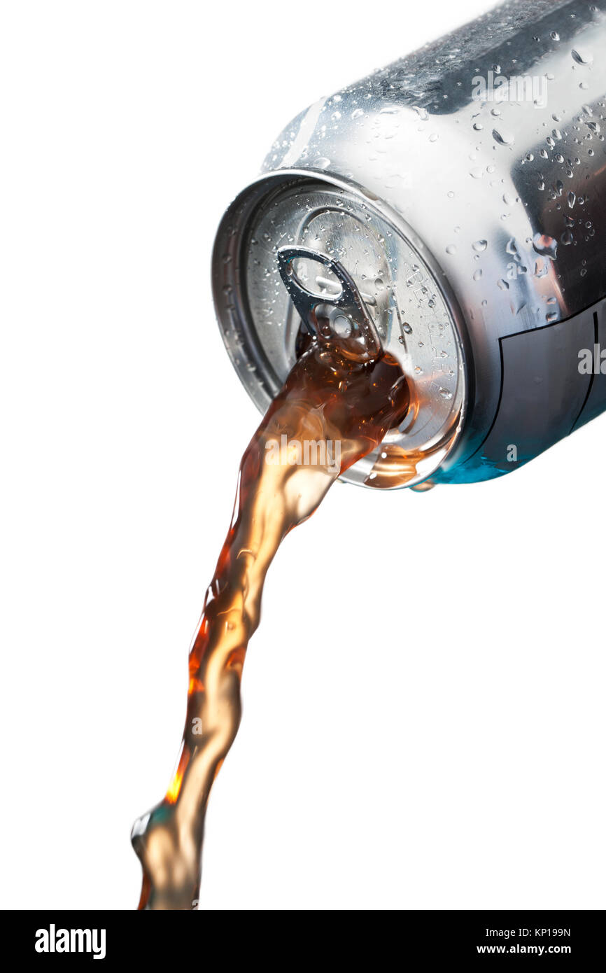 Fizzy drink can pour hires stock photography and images Alamy