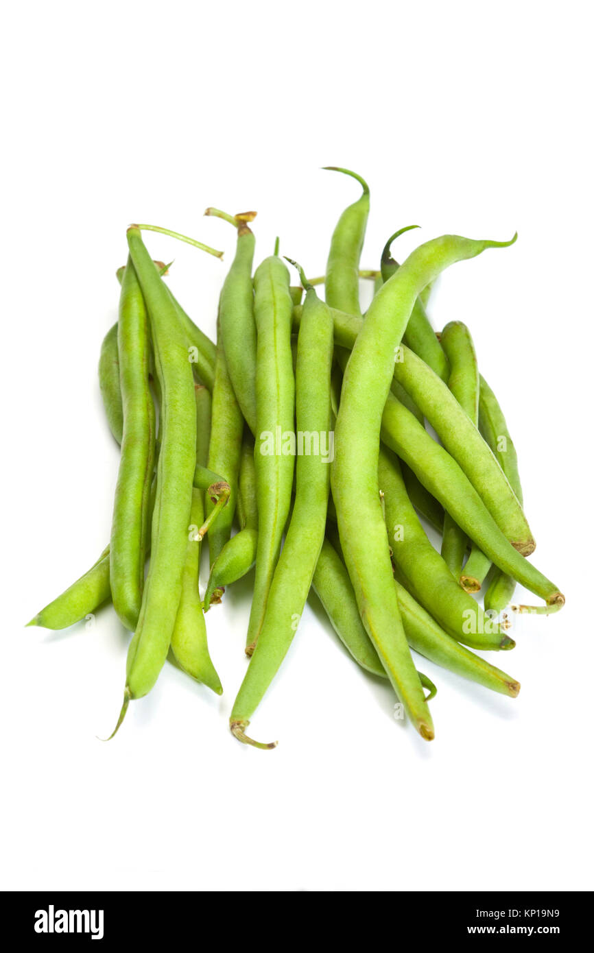 string beans isolated Stock Photo Alamy