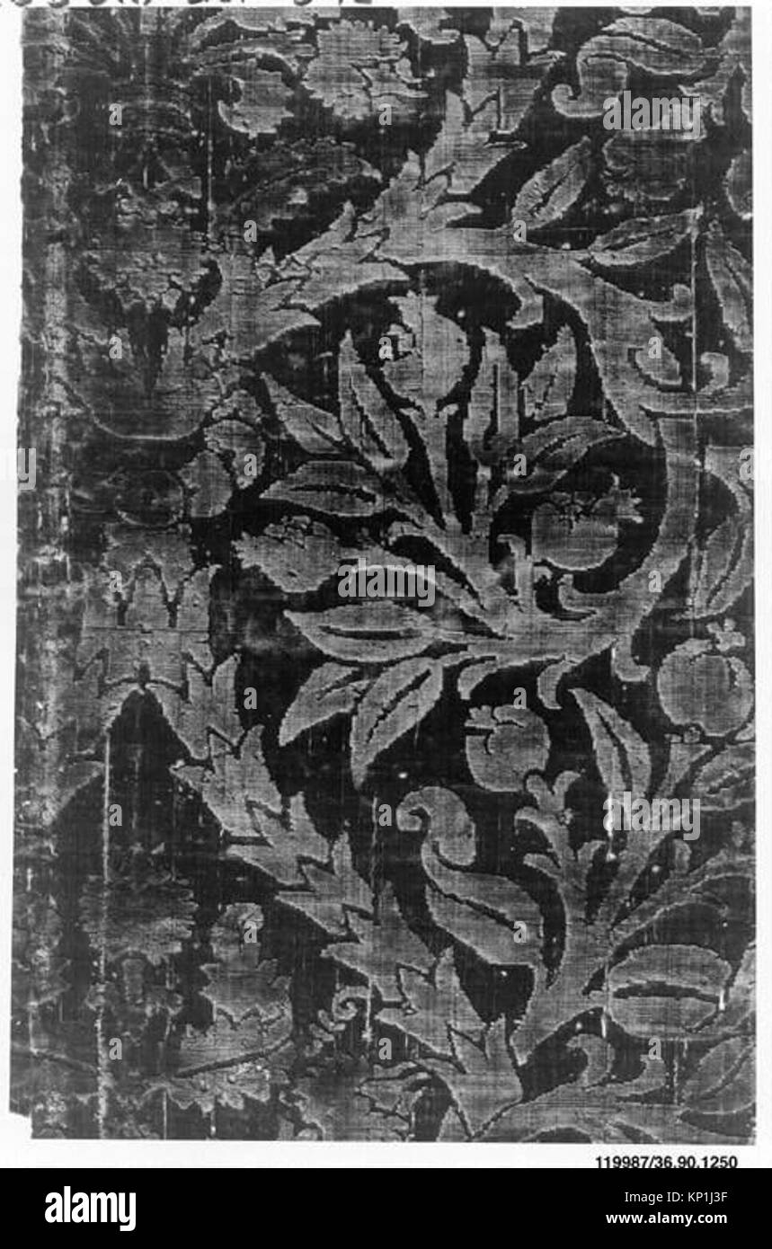 Fragment with Sempervivum tectorum motif MET 119987 224334 Stock Photo