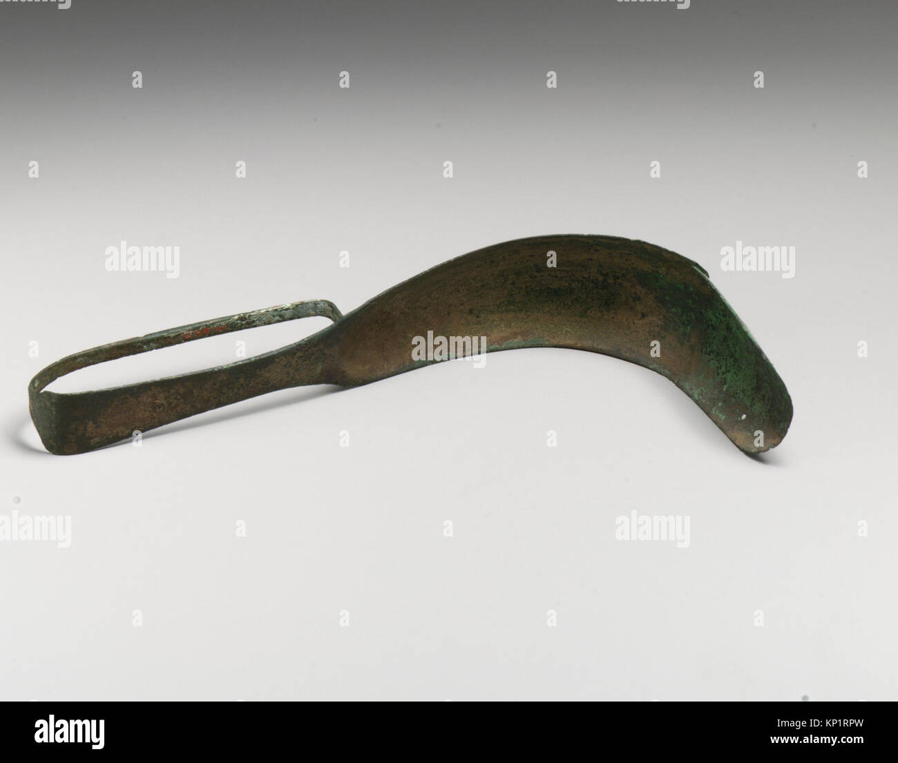 Bronze strigil (scraper) MET DP20519 248881 Stock Photo