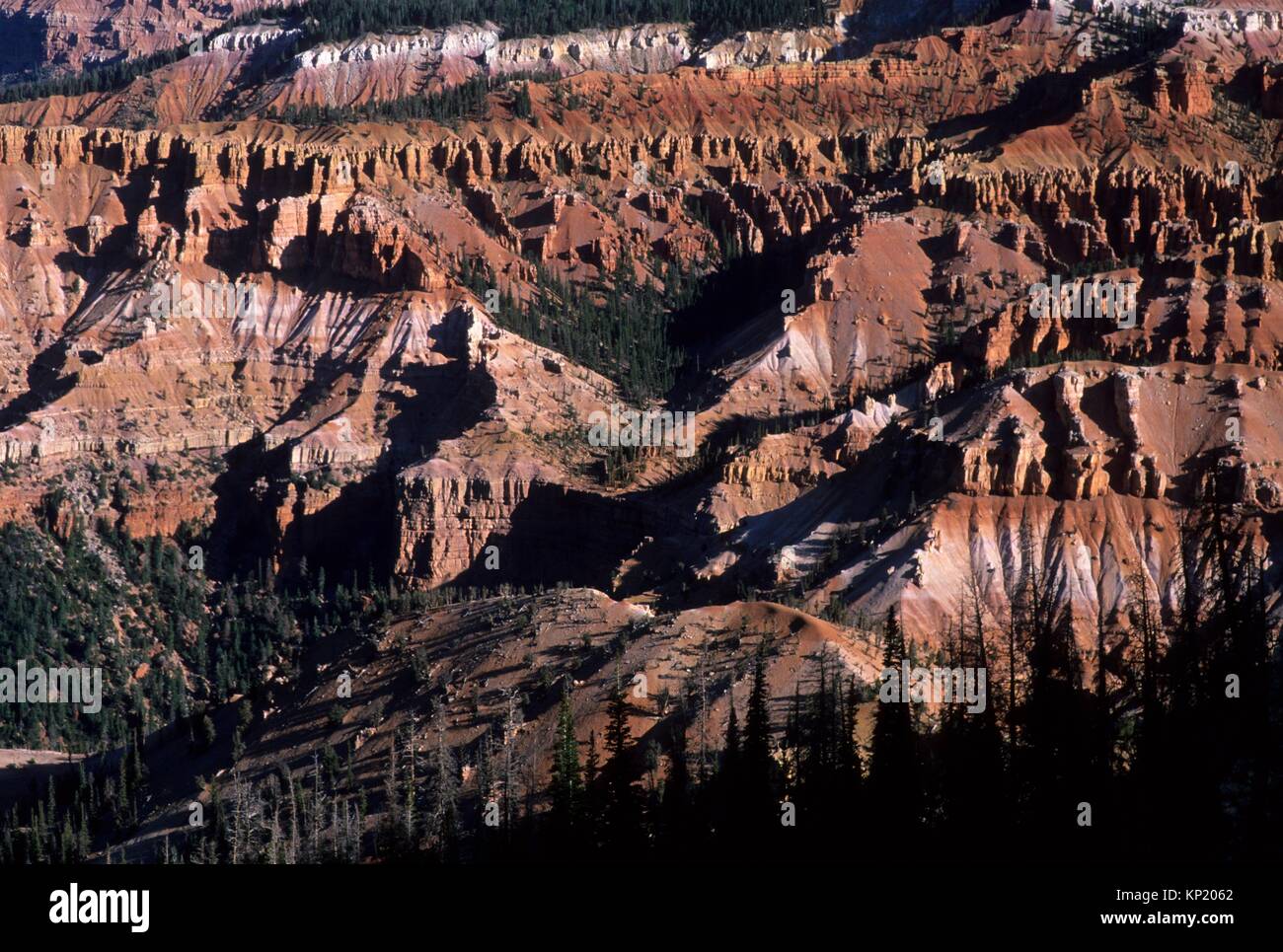 Chessmen Ridge Overlook, Cedar Breaks National Monument, Cedar Breaks Scenic Byway, Utah. Stock Photo