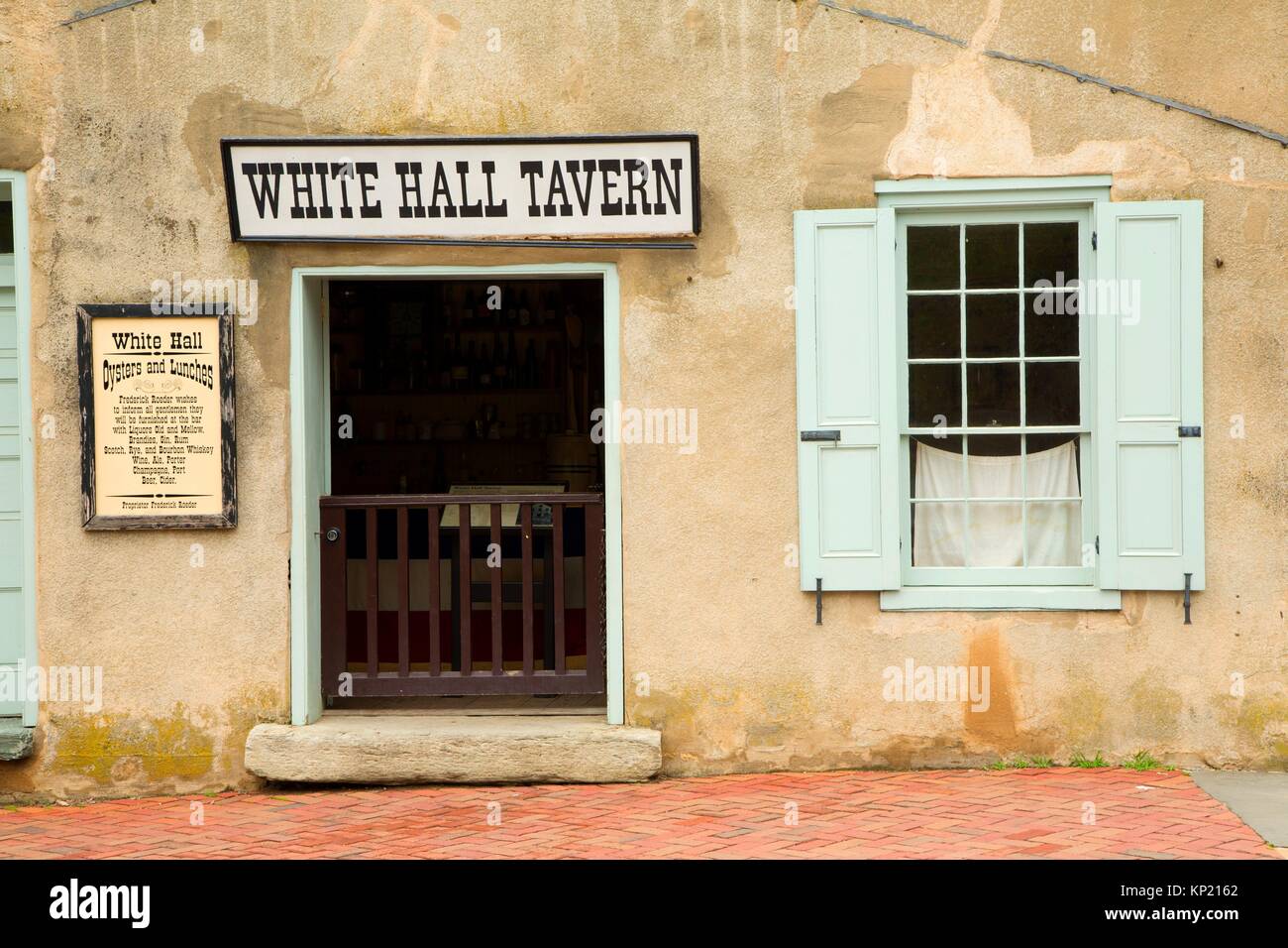 White Hall Tavern, Harpers Ferry National Historical Park, West Virginia. Stock Photo
