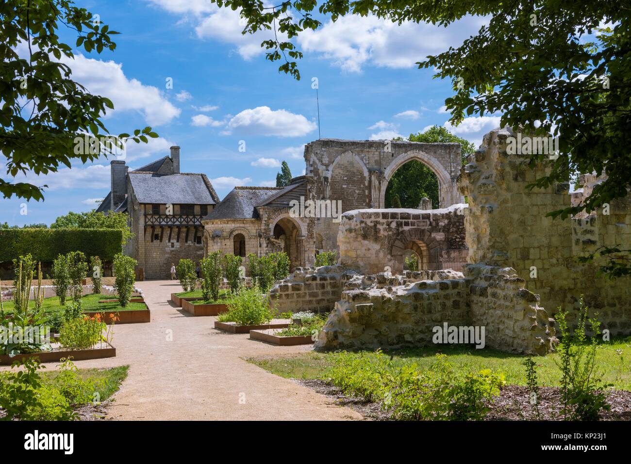 The Garden of the Priory of Saint Cosmas also called Priory of Ronsard ...