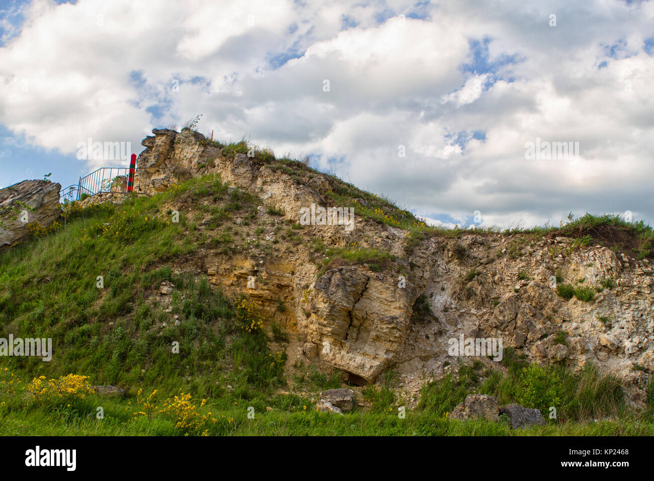 Spring landscape with Russian Caucasus green mountains Stock Photo - Alamy