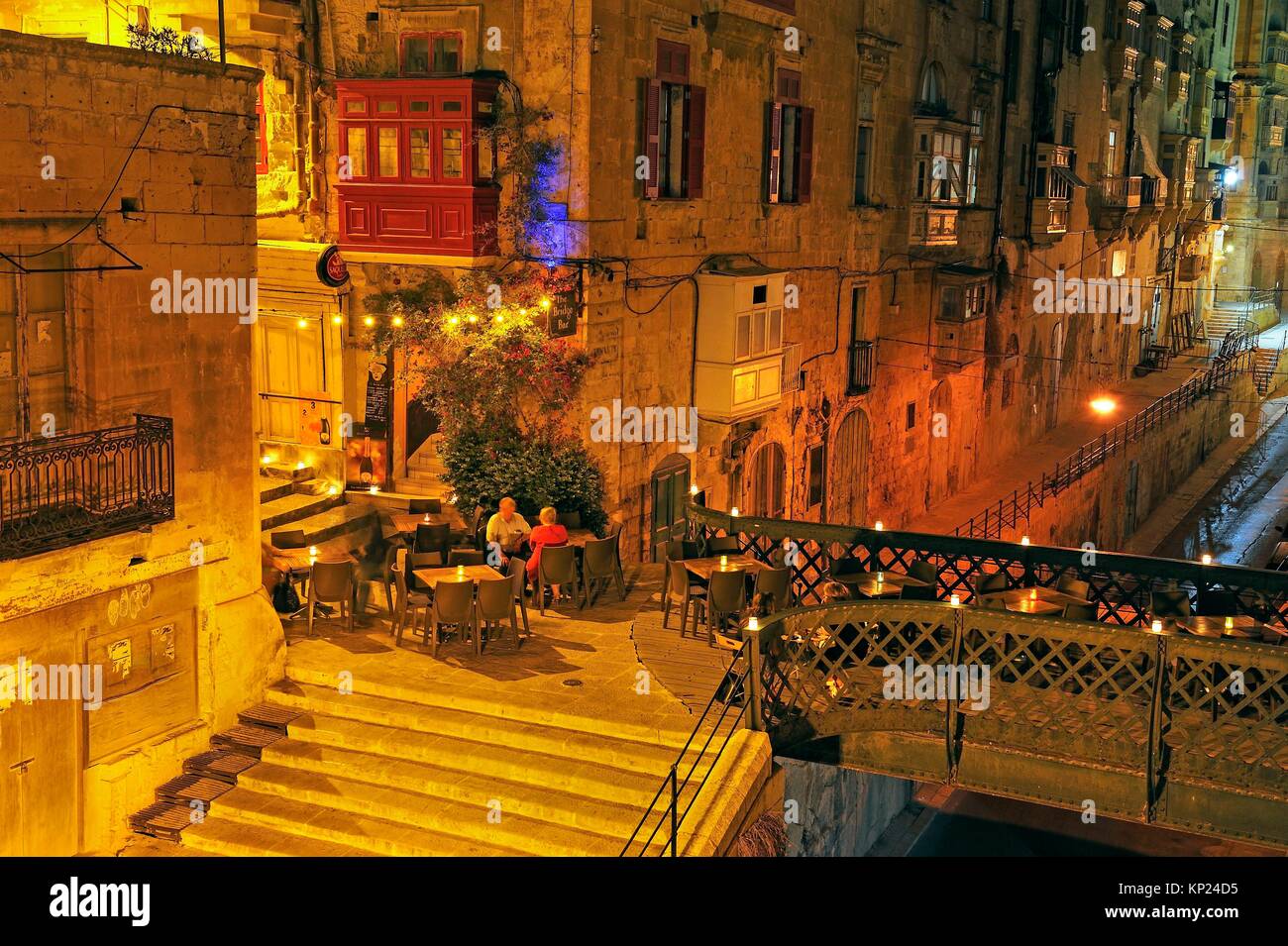 Bridge Bar, St Ursula Street, Valletta, Malta, Southern Europe Stock Photo Alamy
