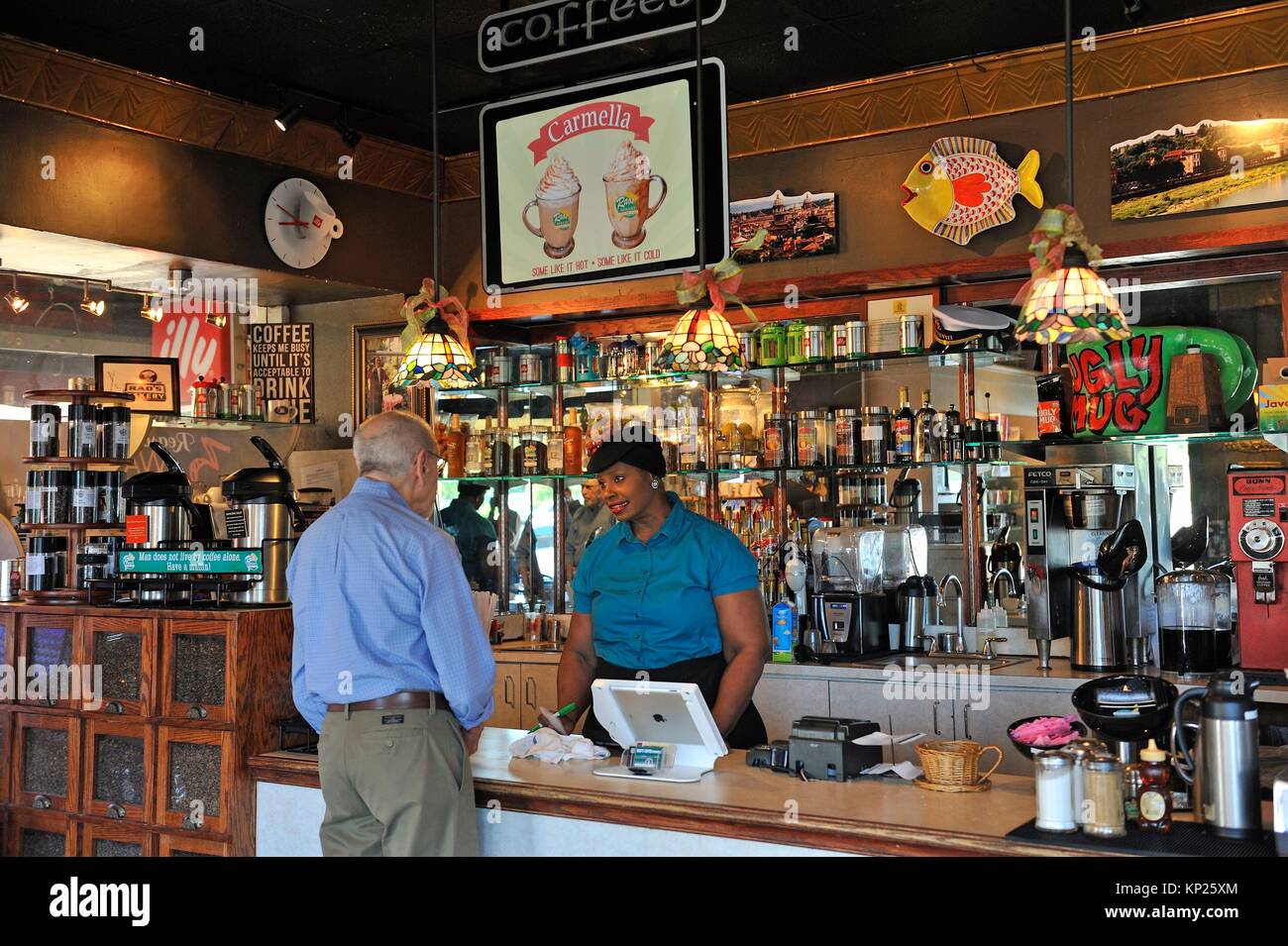 Coffee Shop Interior America High Resolution Stock Photography and