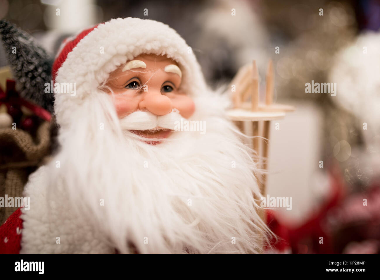 Figurine of Santa Claus Stock Photo - Alamy