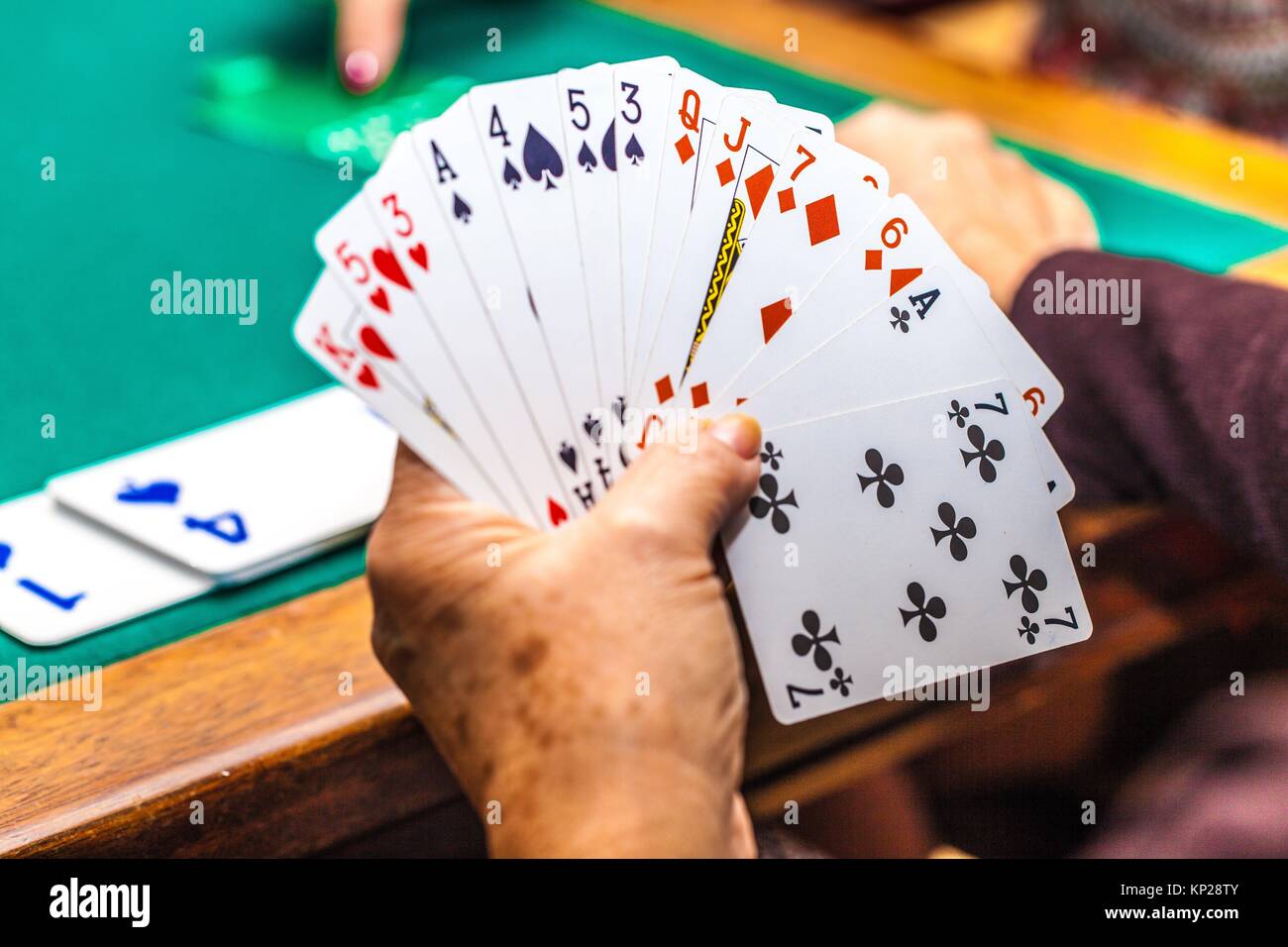 Playing Bridge 2 Stock Photo - Download Image Now - Agreement, Auction,  Clubs - Playing Card - iStock