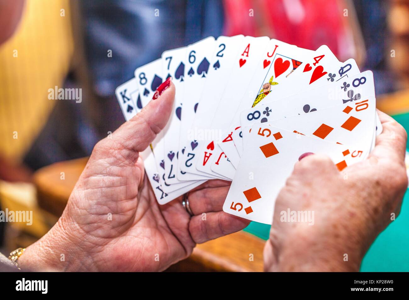 Playing Bridge 2 Stock Photo - Download Image Now - Agreement, Auction,  Clubs - Playing Card - iStock