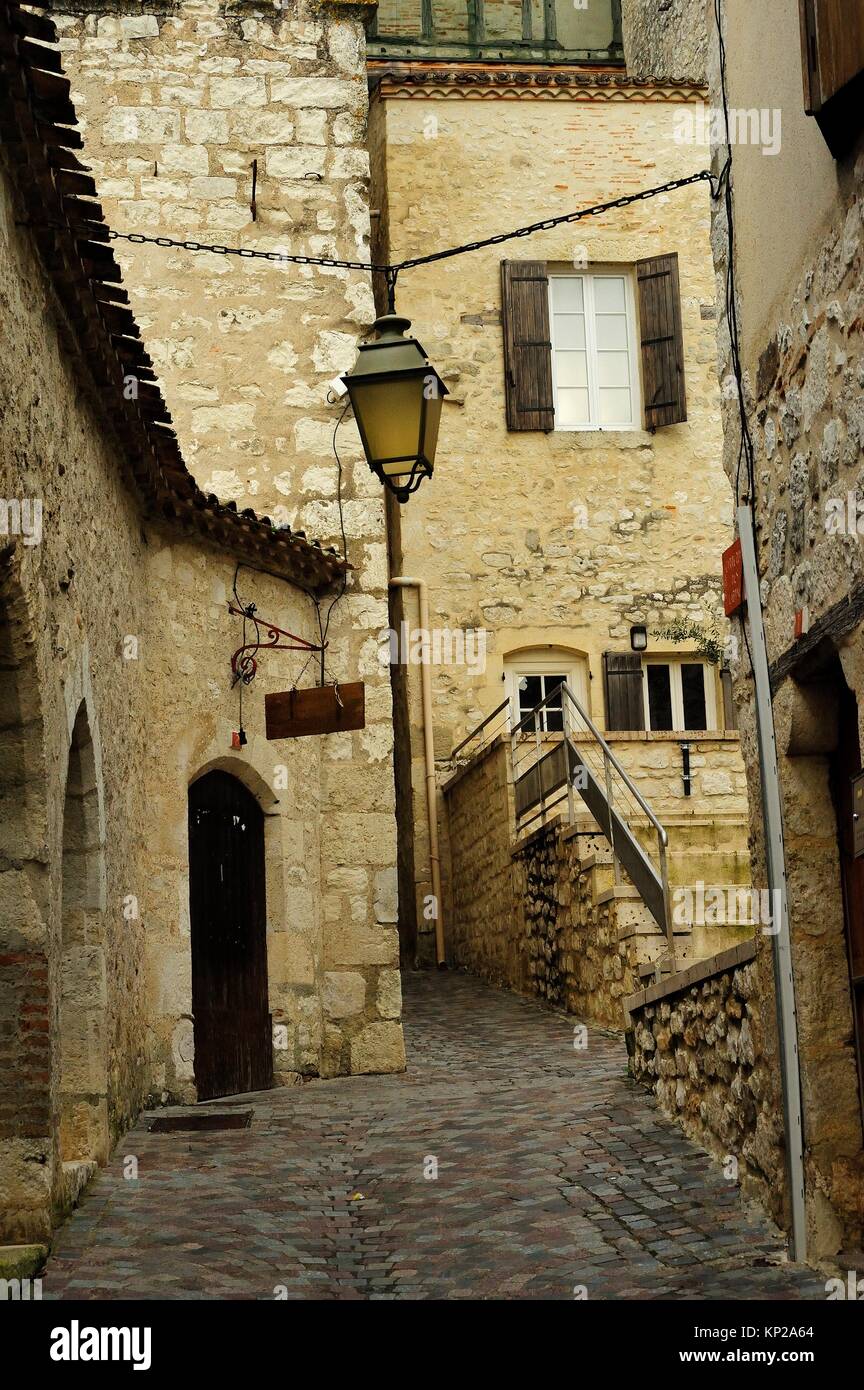 Monflanquin, LotetGaronne Department, Aquitaine, France Stock Photo