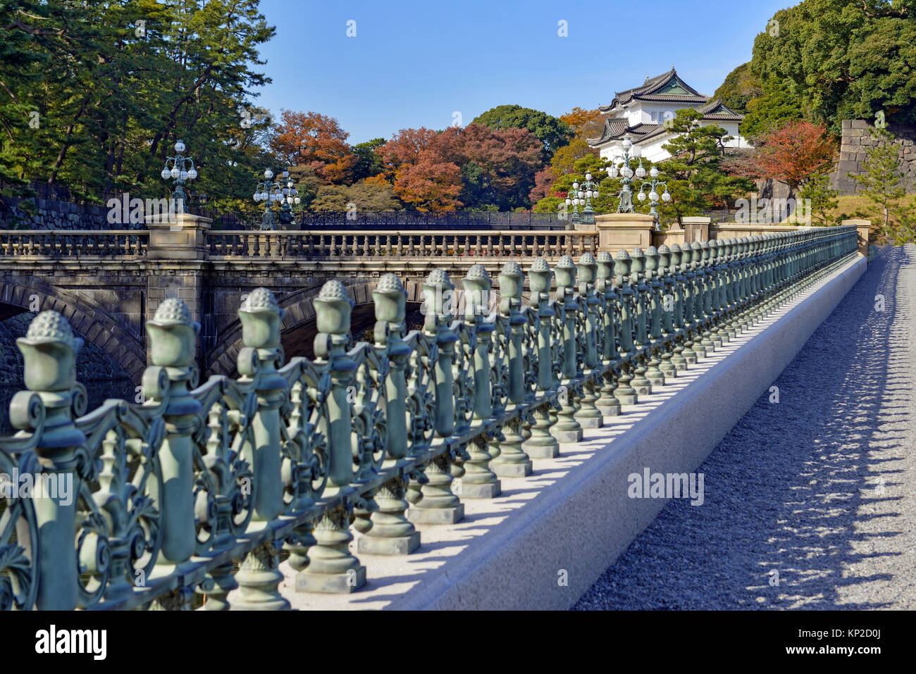 Imperial Palace In Tokyo With Nijubashi Bridge The Residence Of The Stock Photo Alamy