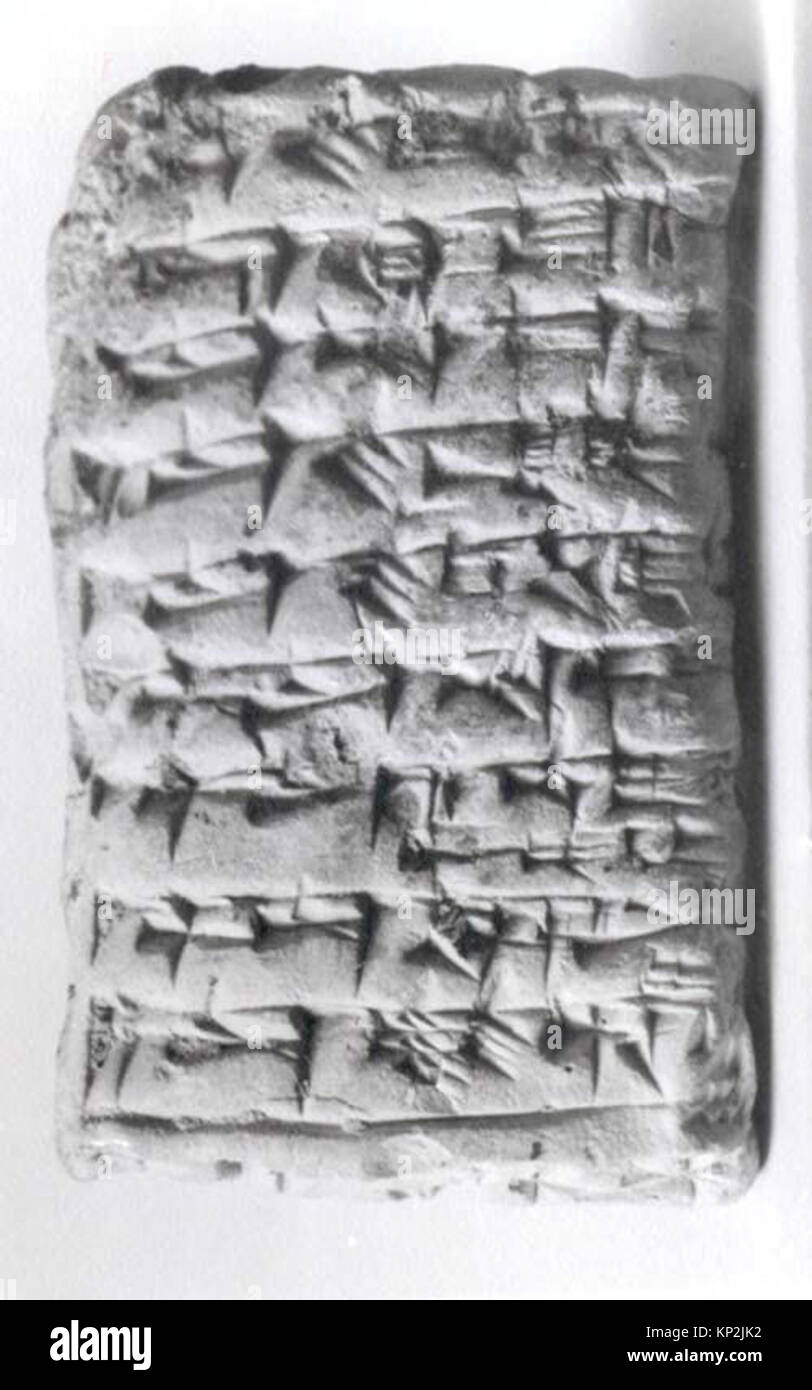 Mesopotamian Script A cuneiform tablet listing rations, featuring Mesopotamian script used ...