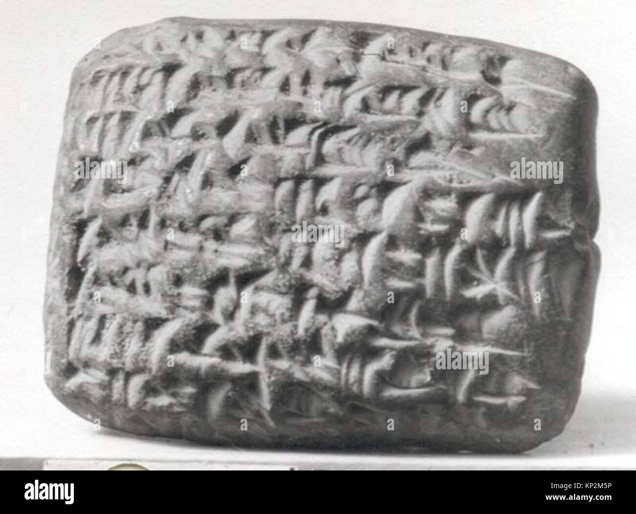 Cuneiform tablet- quittance, Egibi archive MET ME86 11 183 321761 Stock Photo
