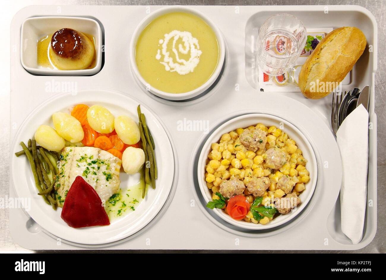 food menu,balanced hospital diet,photography studio of girona,catalonia,spain Stock Photo Alamy