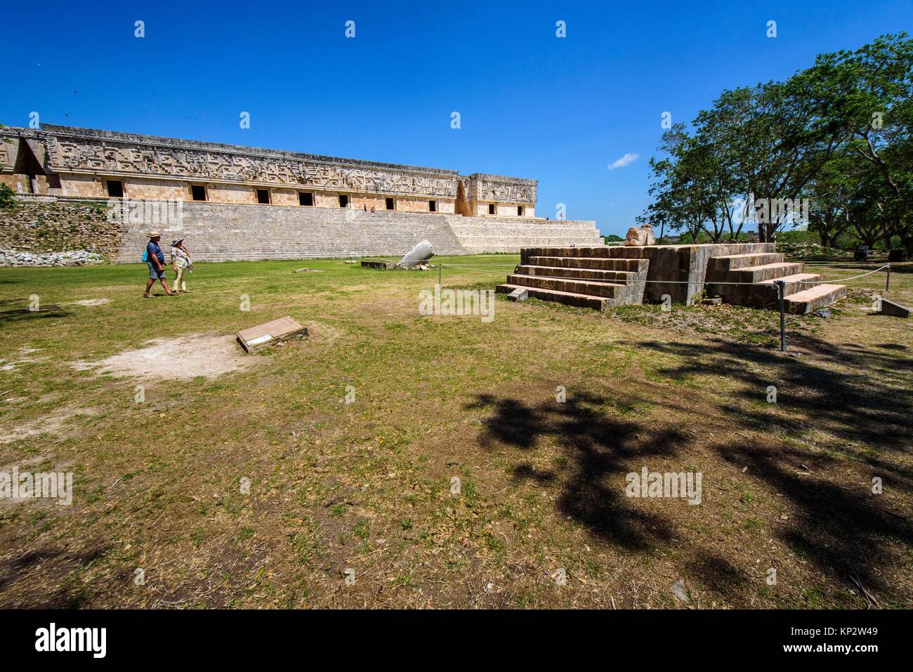 Palacio del Gobernador-Governor's Palace, Maya archeological site Uxmal ...