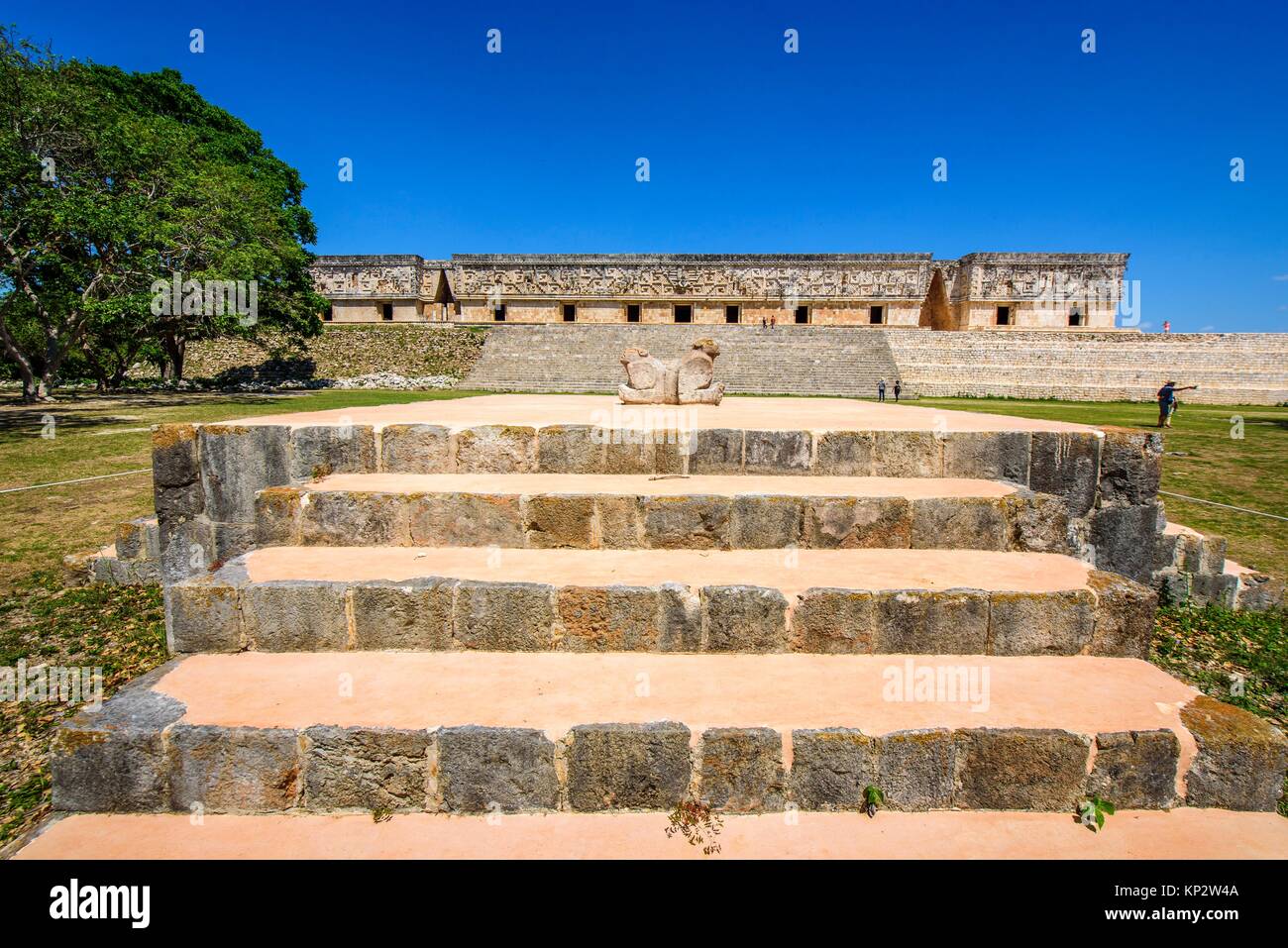 Palacio del Gobernador-Governor's Palace, Maya archeological site Uxmal ...