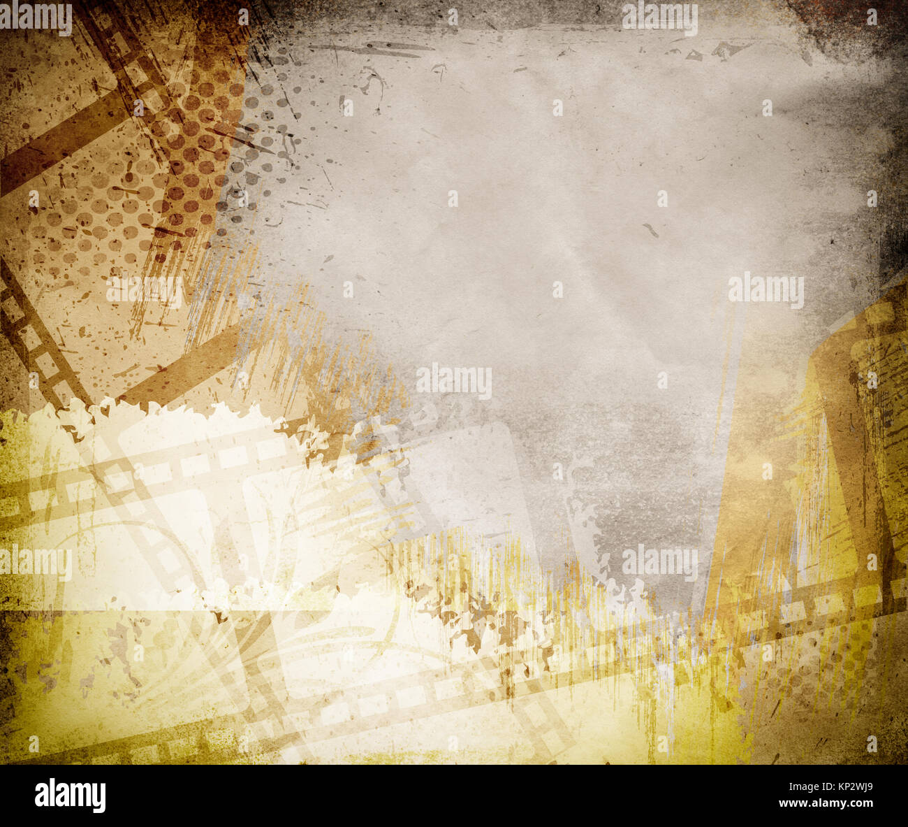 Old grunge paper background with abstract patterns Stock Photo - Alamy