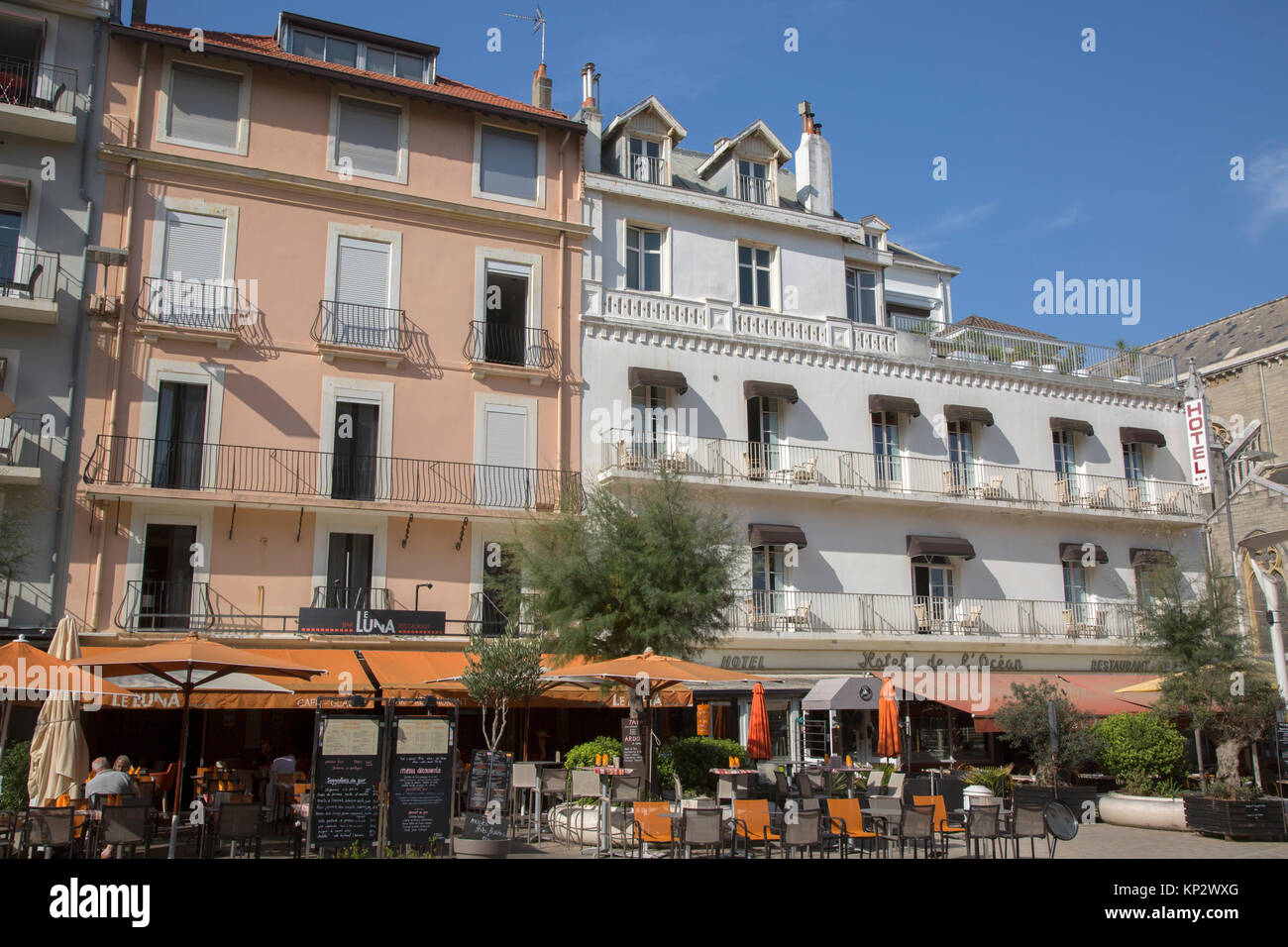 Sainte Eugenie Square; Biarritz; France Stock Photo Alamy