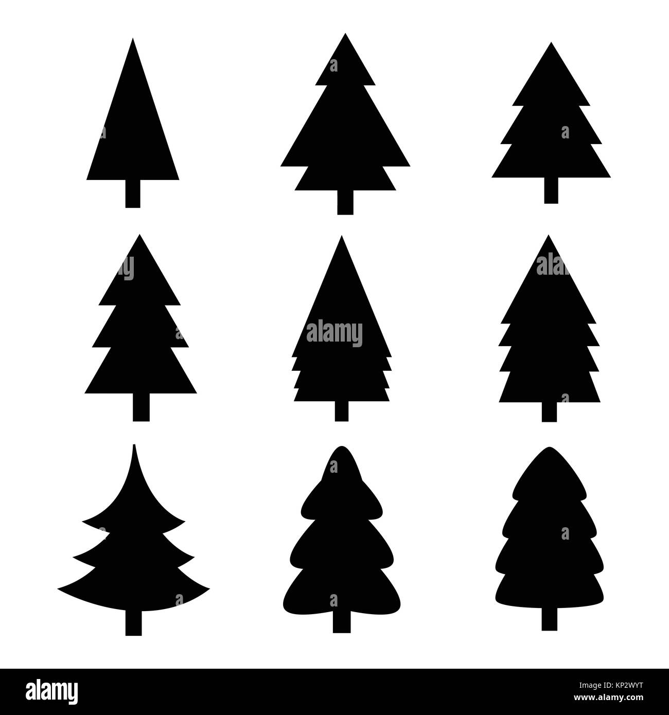 Christmas icon set Stock Vector Image & Art - Alamy