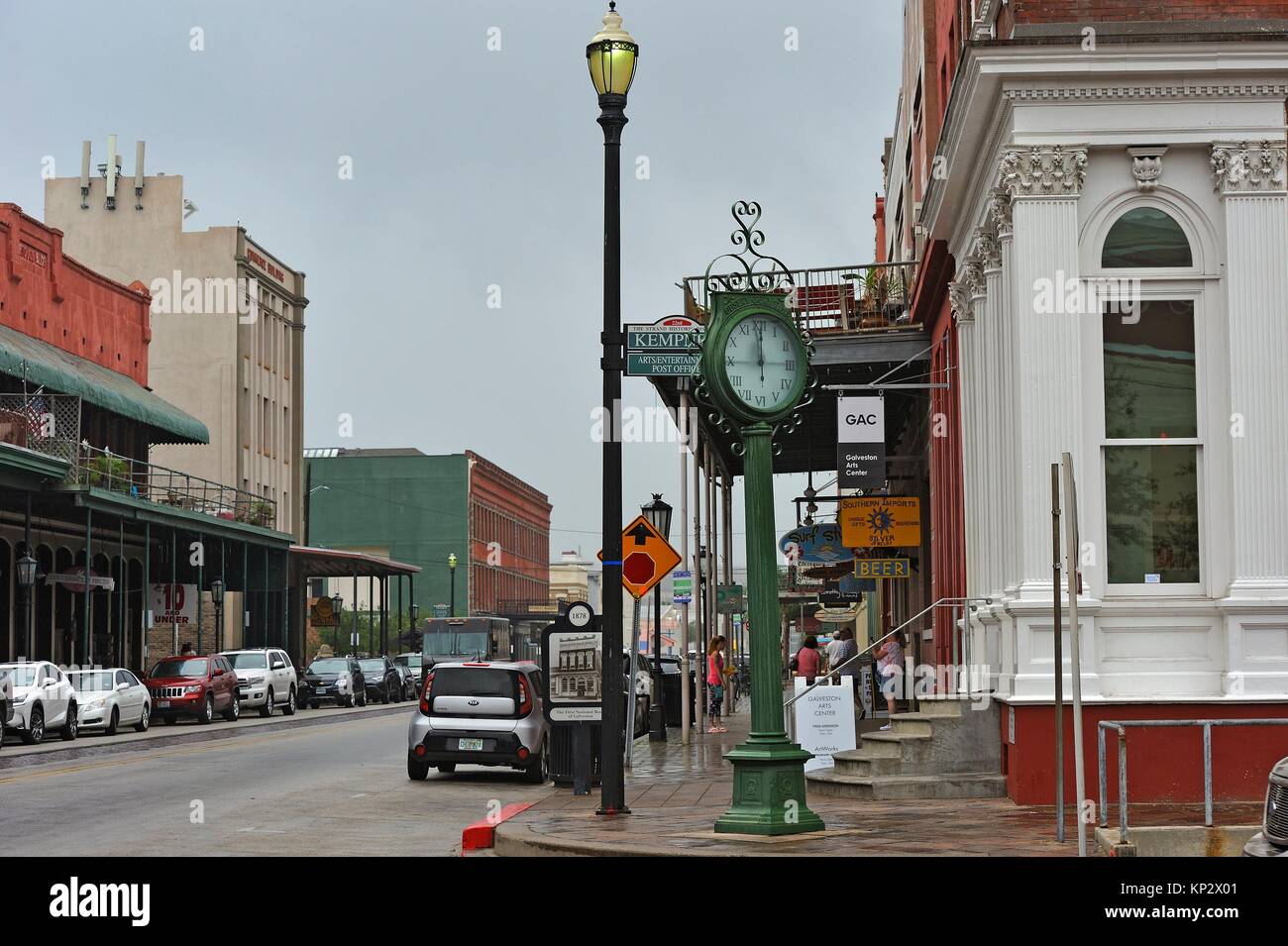 Galveston, texas, the strand hi-res stock photography and images - Alamy