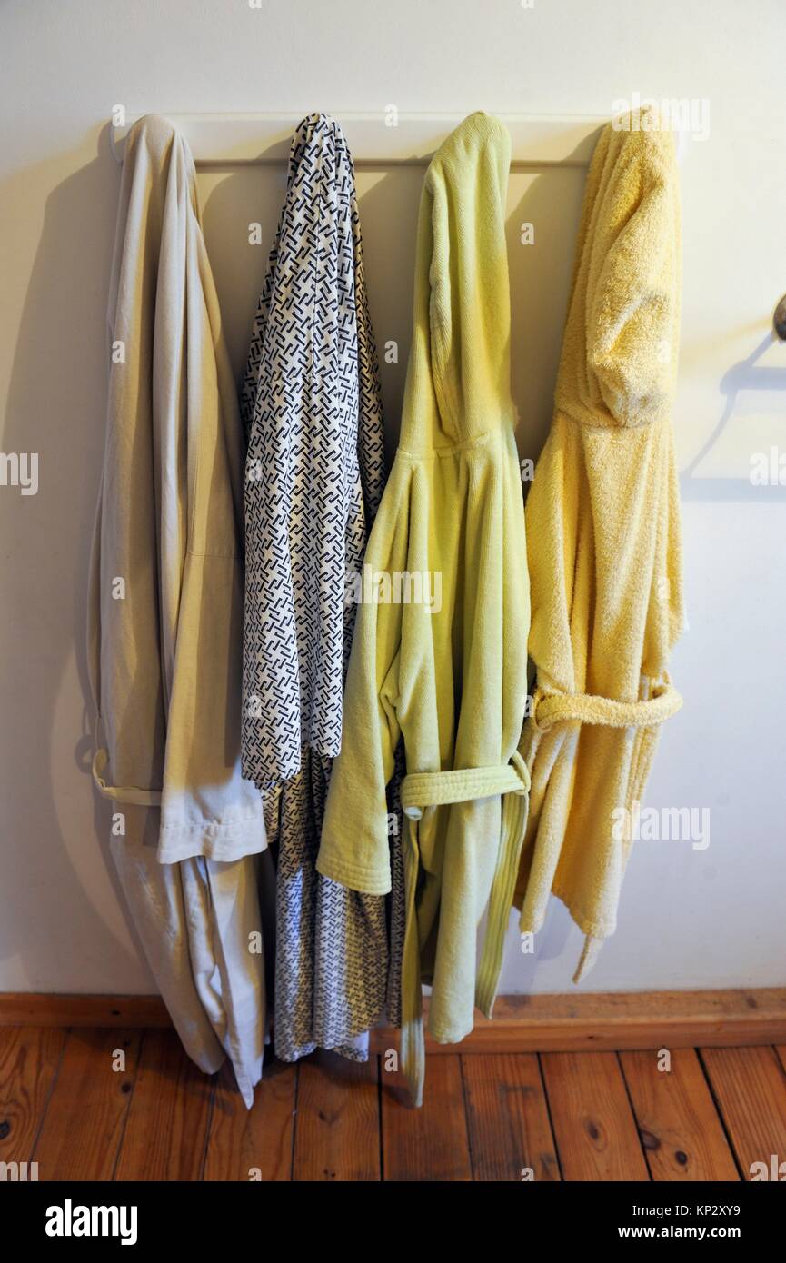 bathrobes, France, Europe Stock Photo Alamy