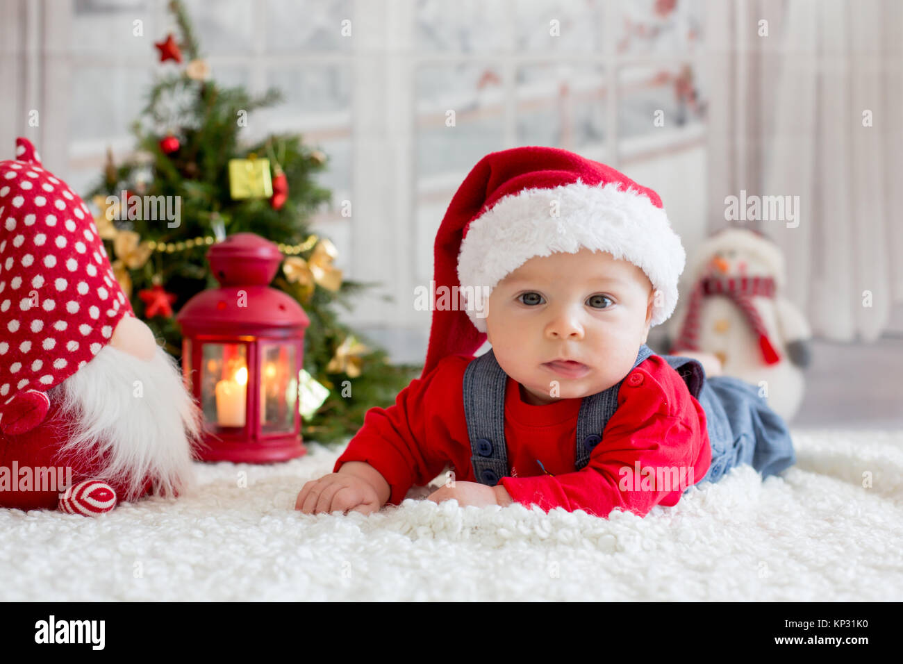Santa clothes and christmas hat 
