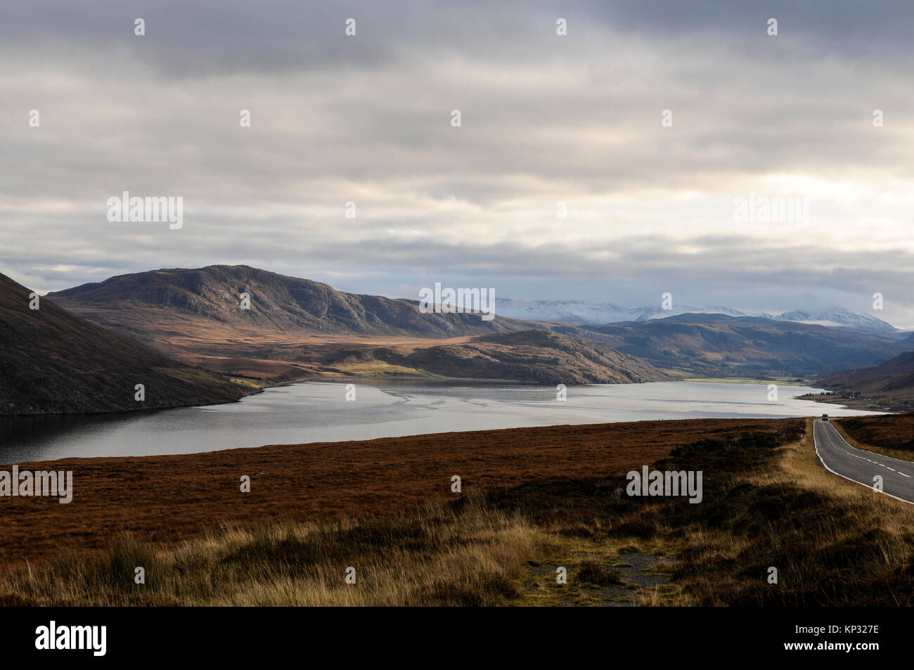 Little Loch Broom near Ullapool in Wester Ross, northwest Scotland, Britain Stock Photo