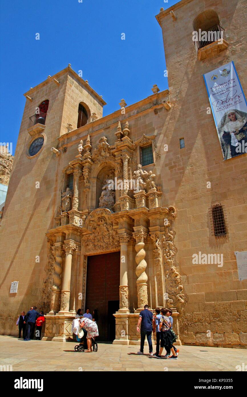 Basilica of Santa Maria, Alicante, Spain Stock Photo Alamy