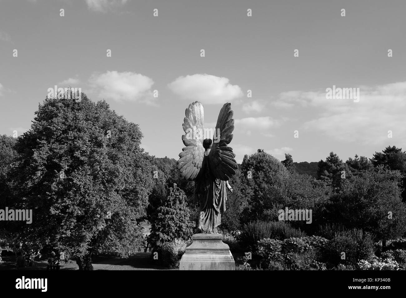 Statue of an Angel Bath Spa Town Stock Photo