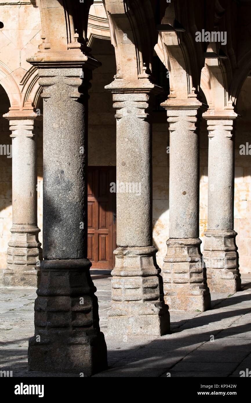 Patio de las Escuelas Menores. Universidad de Salamanca. CastillaLeón