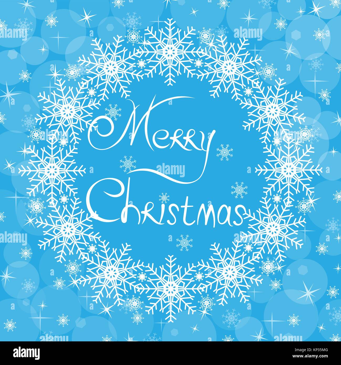 Merry Christmas Blue 