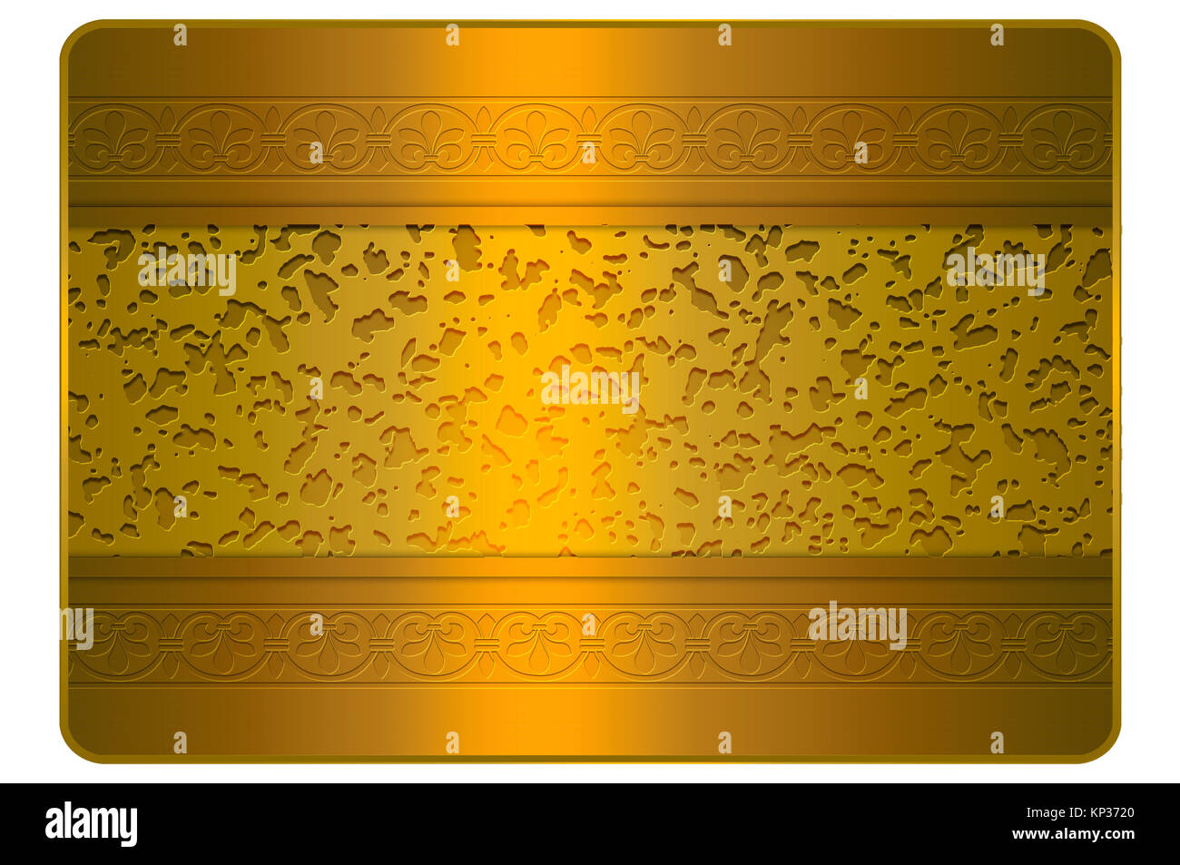 Gold abstract background for the design of business or credit card. Stock Photo