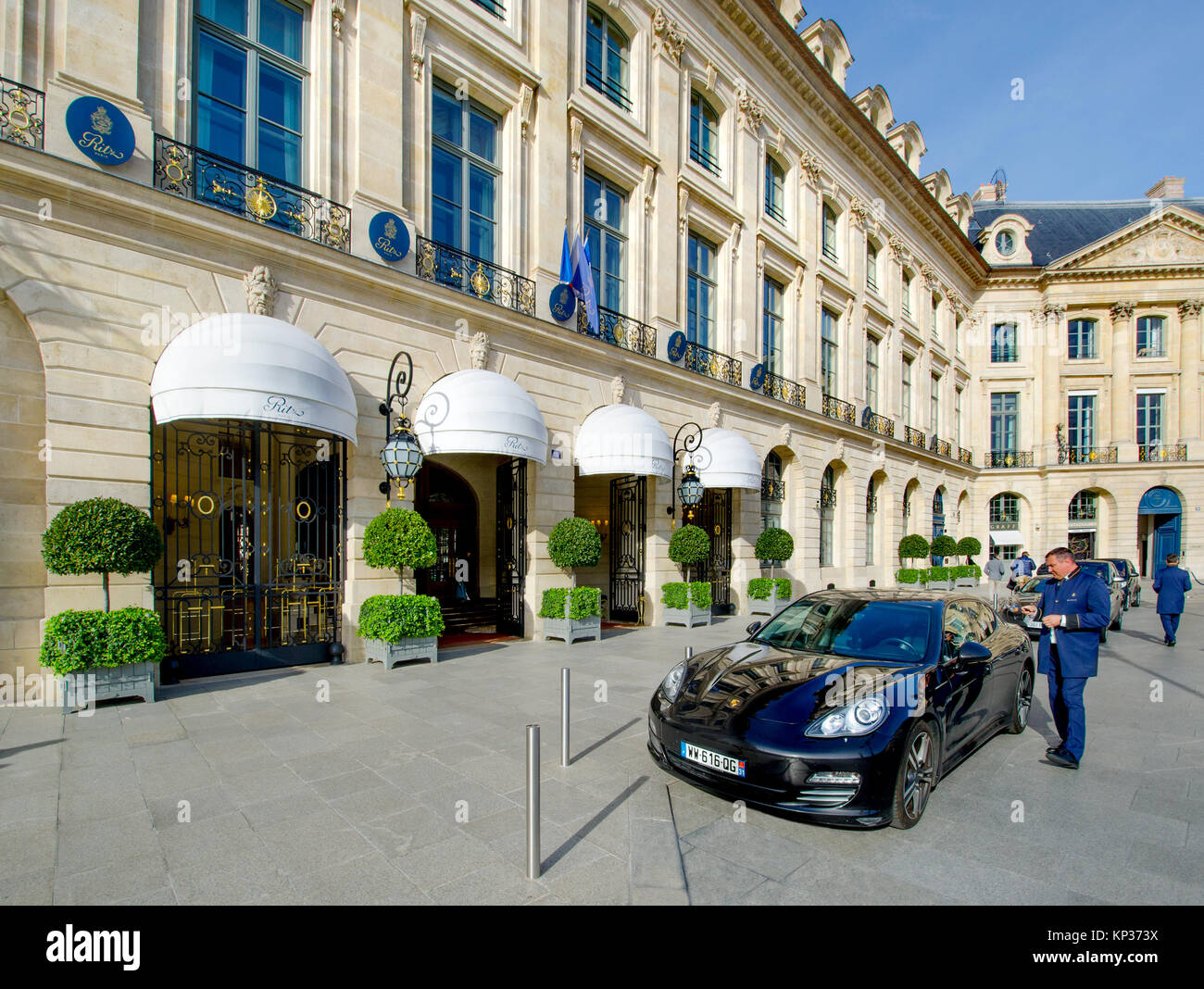 The fashionable entrance to the Ritz Hotel at Place Vendome - Picture of  Bar Vendôme, Paris - Tripadvisor