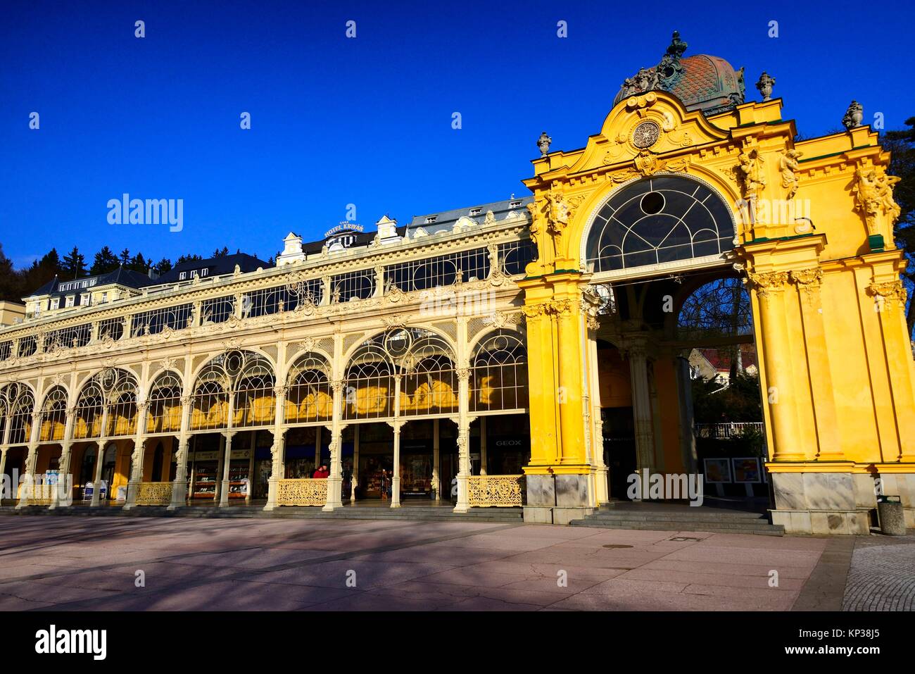 Park colonnade karlovy vary spa hi-res stock photography and images - Alamy