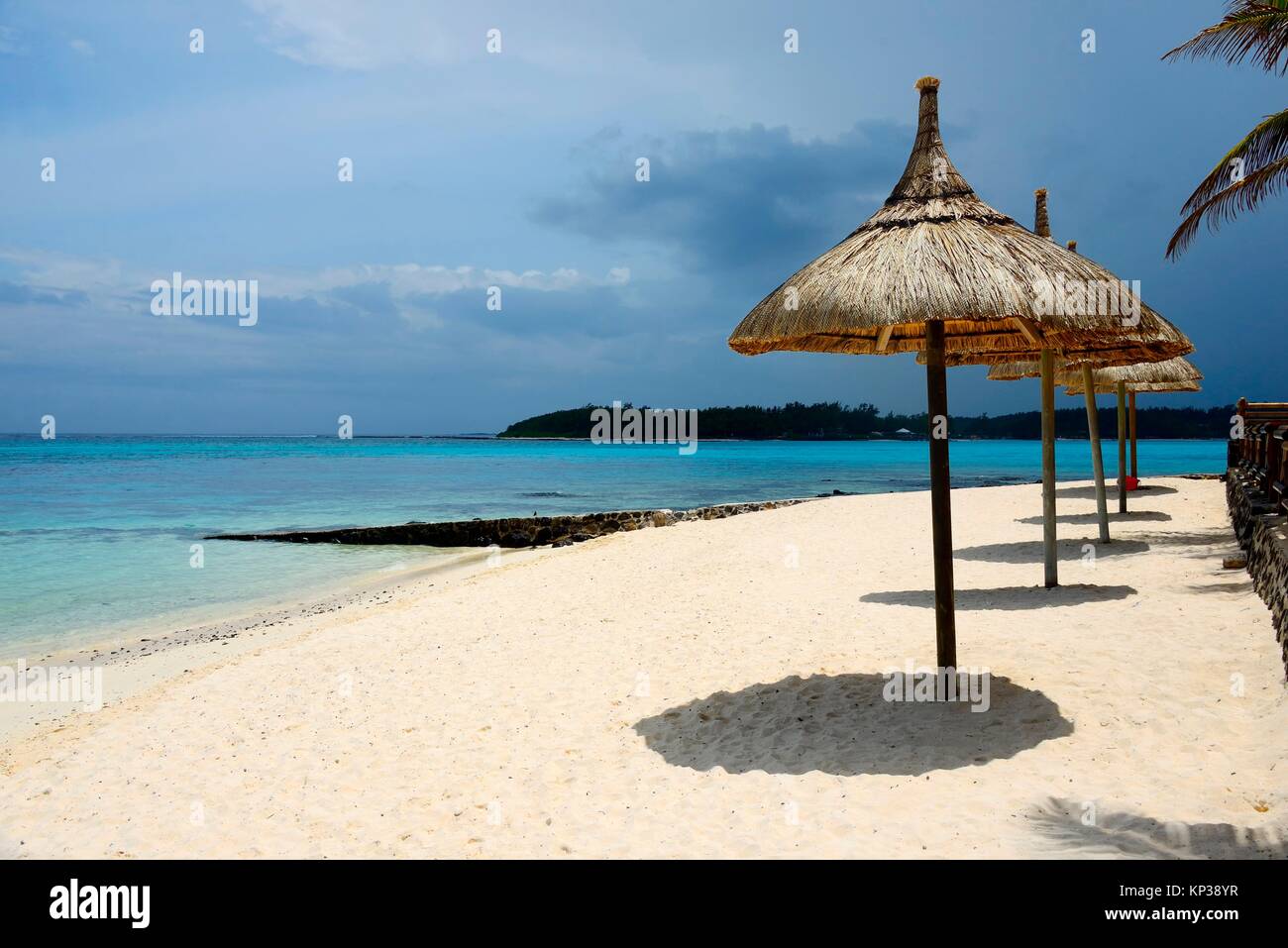 Blue Bay Beach Mauritius Africa Stock Photo 168488651 Alamy