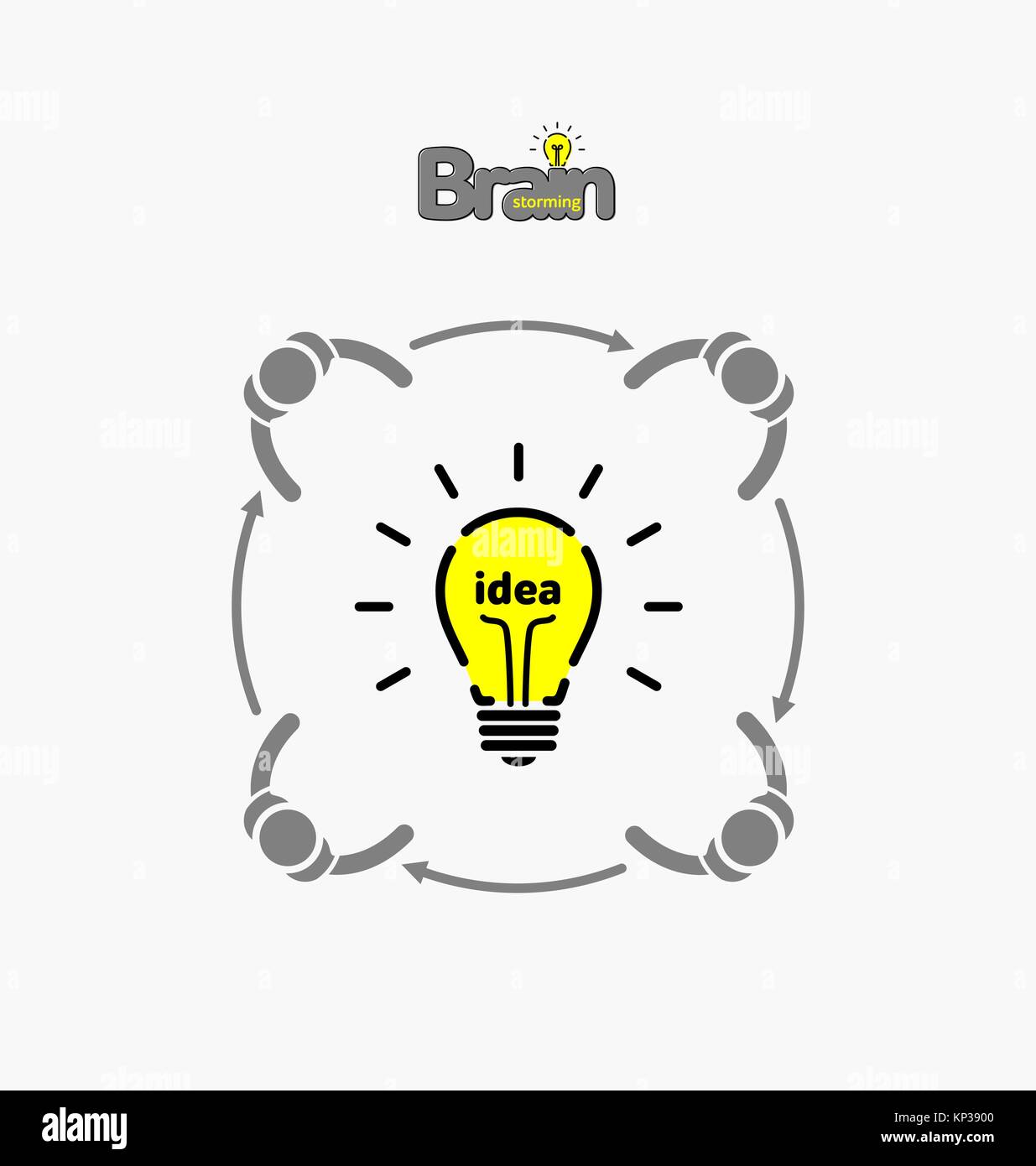 Smart idea vector vectors hi-res stock photography and images - Alamy