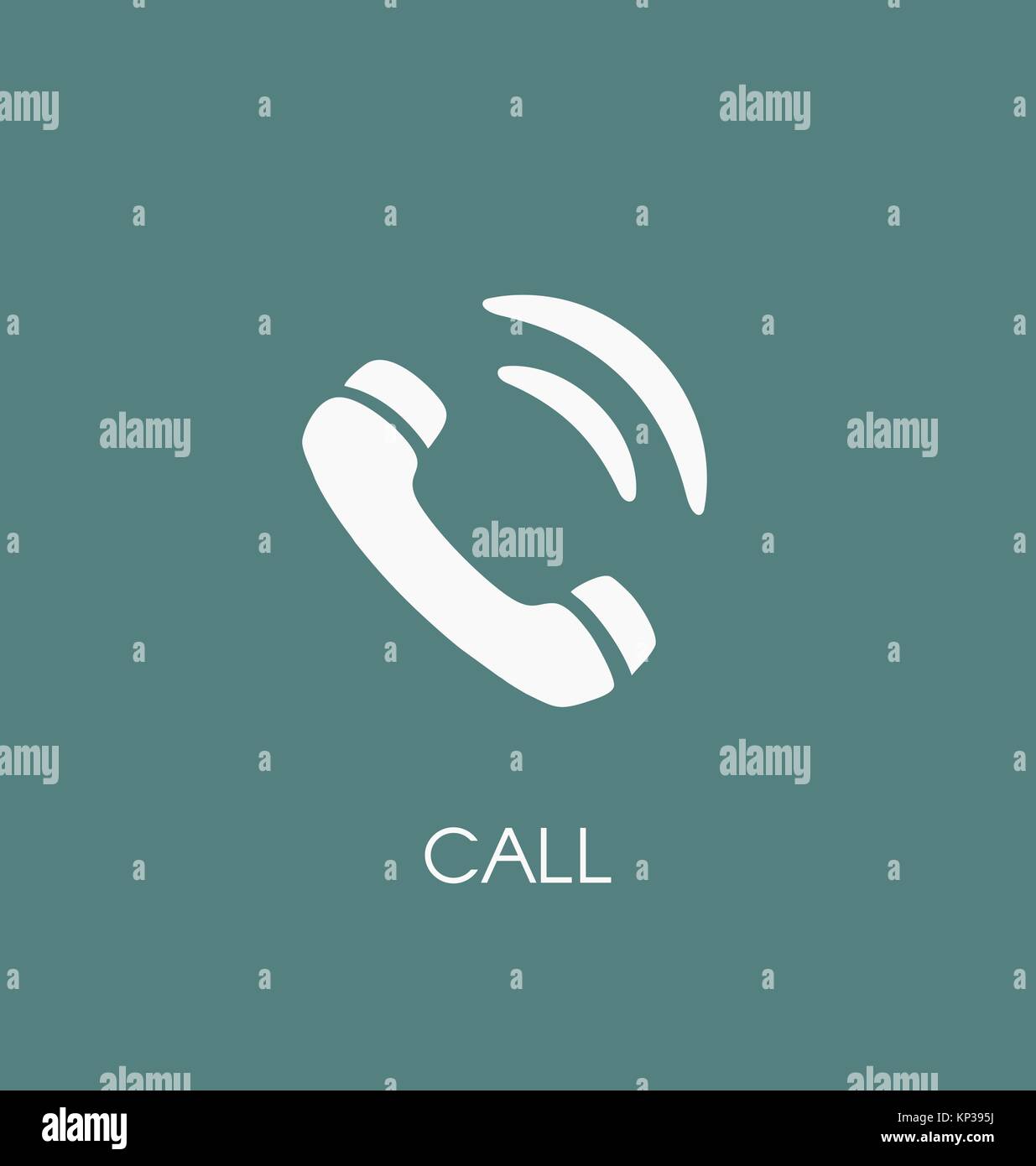 Phone call  icon vector illustration. Telephone symbol. Stock Vector