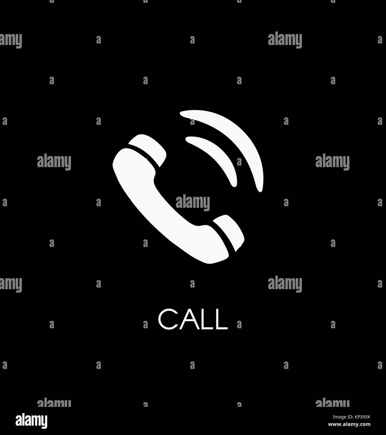 Phone call  icon vector illustration. Telephone symbol. Stock Vector