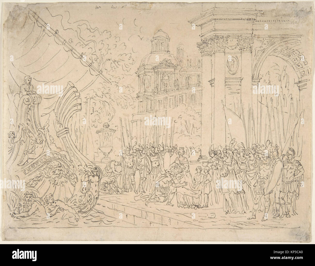 Aeneas's Farewell to Dido MET DP807381 335932 Stock Photo - Alamy