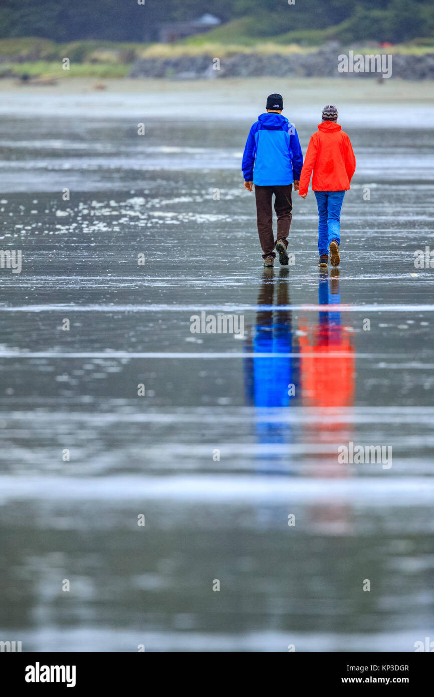 Walking along Pacific Rim National Park, Canada Stock Photo - Alamy