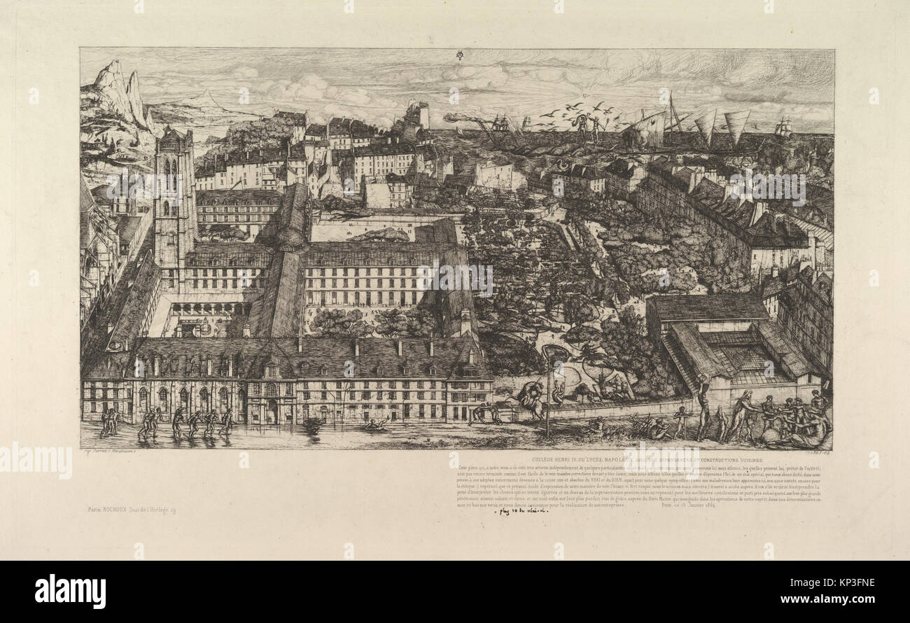 College Henri IV ou Lyc e Napol on MET DP818924 377907 Artist 