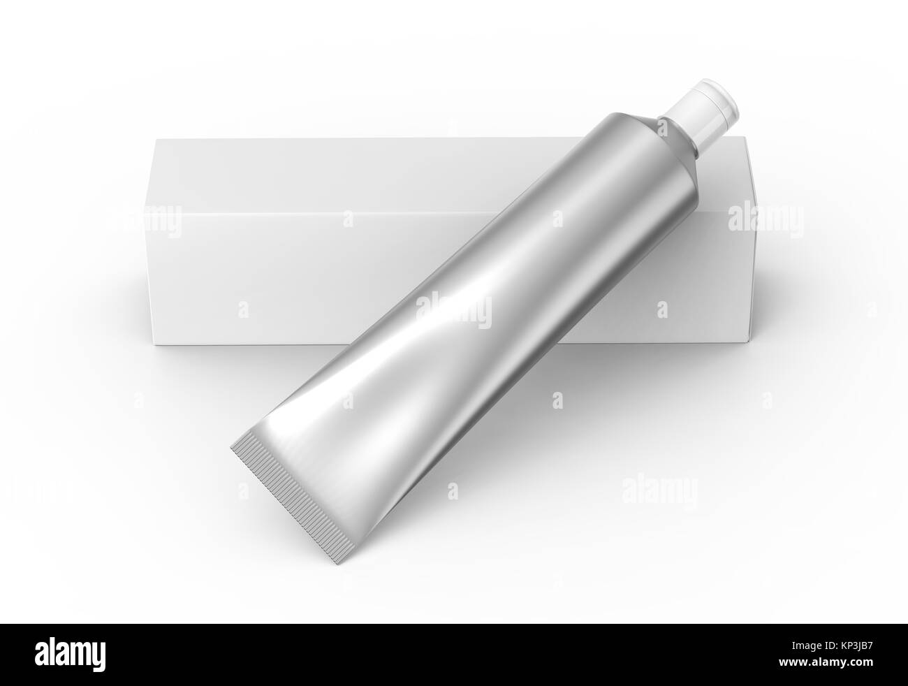 Download Toothpaste Package Mockup Blank Silver Tube With Paper Box In 3d Stock Photo Alamy PSD Mockup Templates
