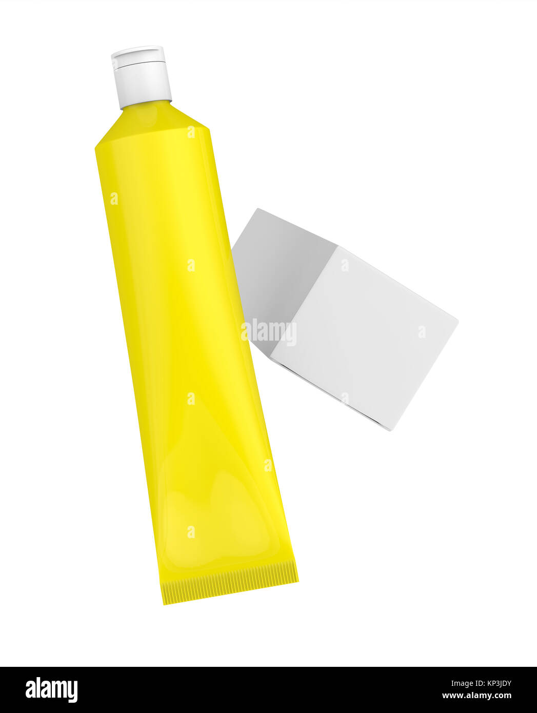 Download Toothpaste Package Mockup Blank Yellow Tube With Paper Box Floating Stock Photo Alamy PSD Mockup Templates